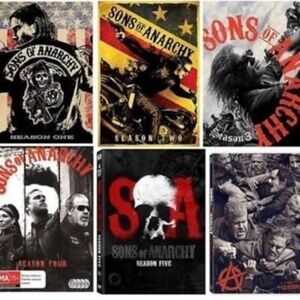 SONS OF ANARCHY SEASONS 1-6 DVD BOXSETS